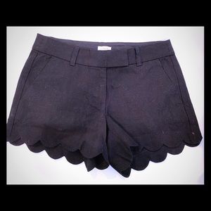 J Crew scalloped shorts